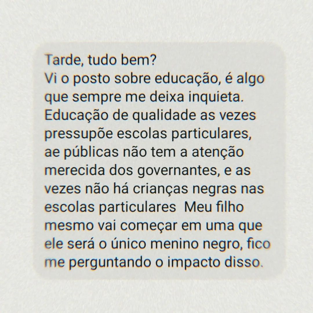 O único Menino Negro