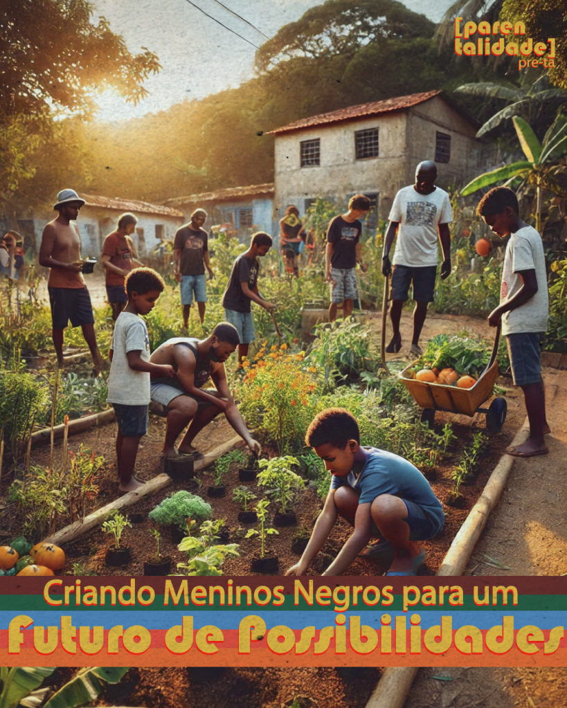 Reflita sobre a realidade enfrentada pelos meninos negros no Brasil, abordando estatísticas de encarceramento juvenil, violência institucional e evasão escolar. Ele destaca a importância de criar filhos com amor, consciência e autoestima, questionando programas afirmativos que não incluem explicitamente os meninos negros. Um chamado para pais e mães unirem forças na construção de um futuro de possibilidades e não limitações para seus filhos.